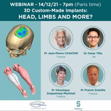 Webinar 3D Implants for head, limbs and more