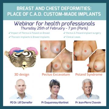 Webinar Breast and Chest Deformities by Pr Martinot-Duquennoy and Dr Dornseifer