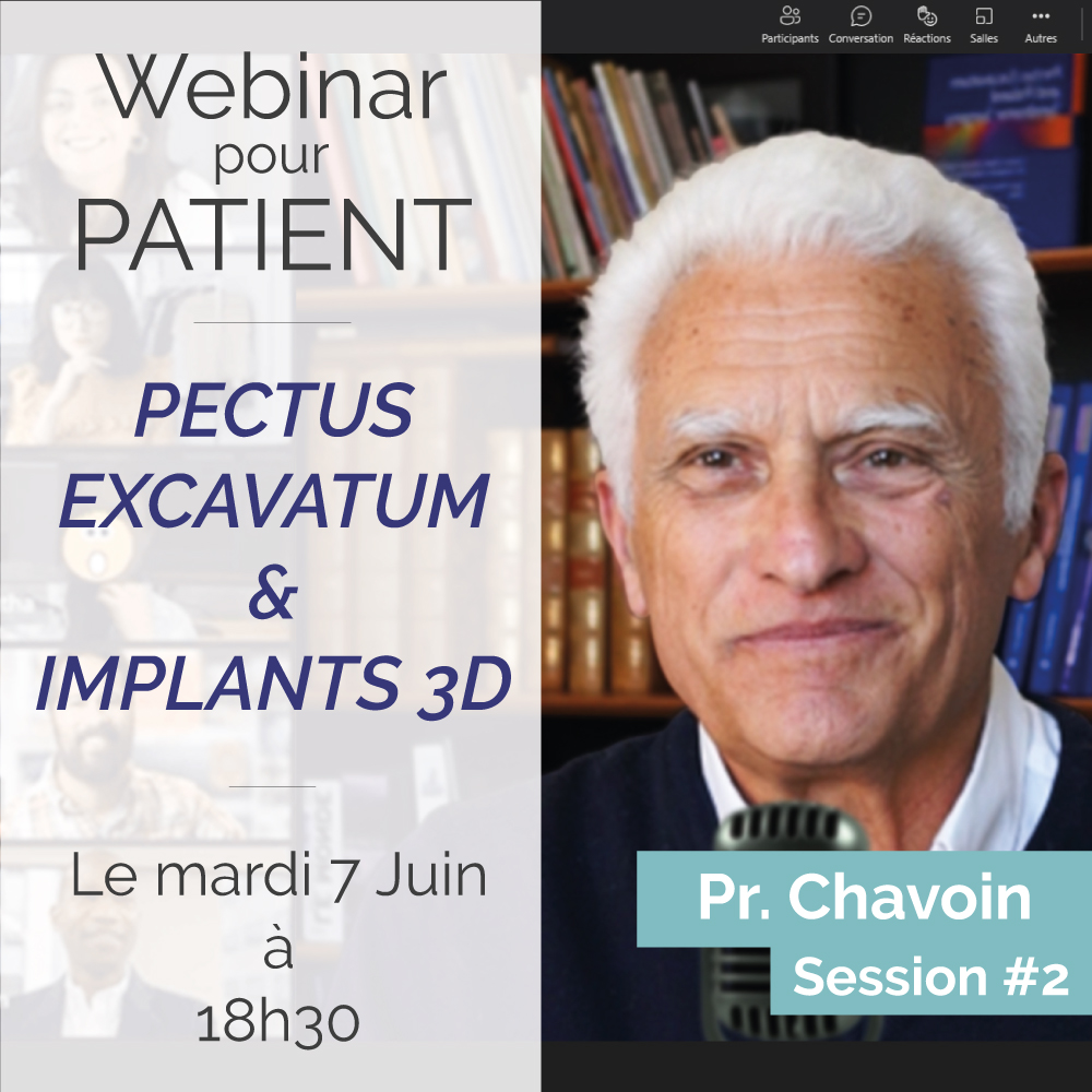 Webinar Pectus patient 2 par le Pr Chavoin