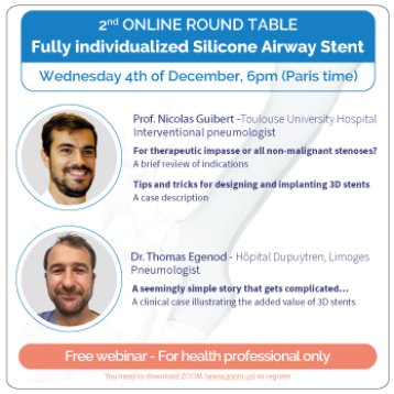 2nd Online Round Table (Airway Stent) Flyer