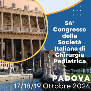 54th congress of pediatric surgery society in Padua flyer