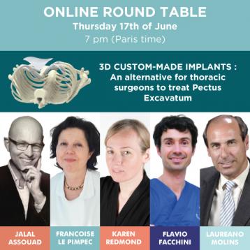Online round table for thoracics surgeons - 17th of June