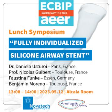 Lunch Symposium "Individualized airway Stent" at the Madrid's ECBIP flyer